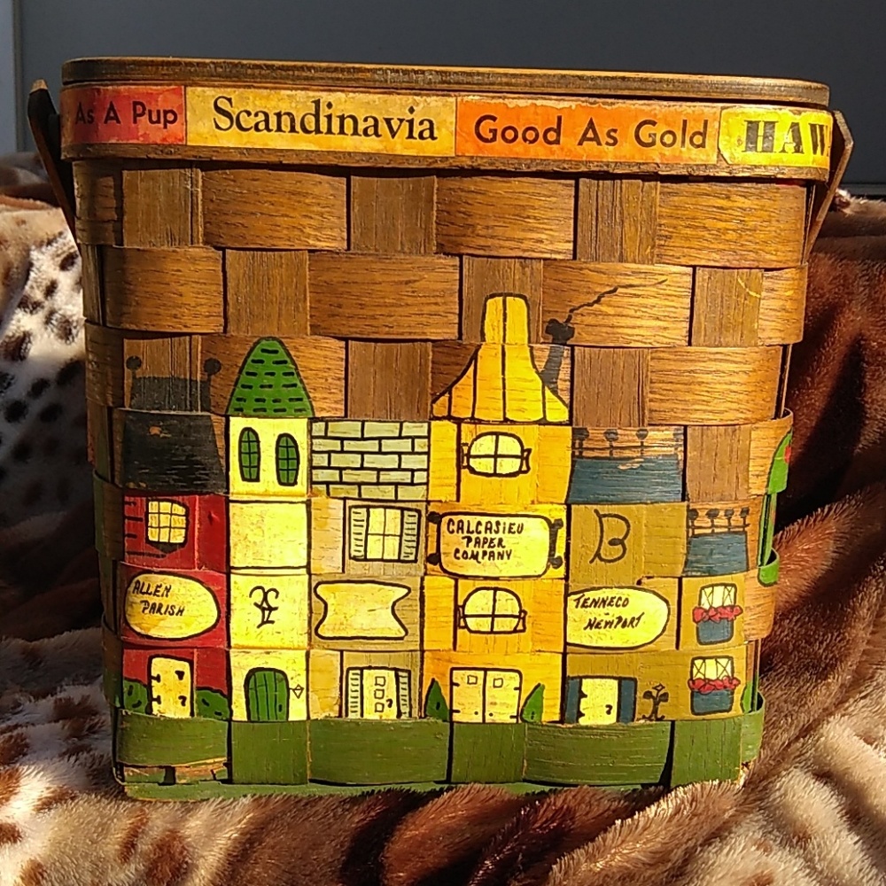 Vintage Caro Nan Basket Purse